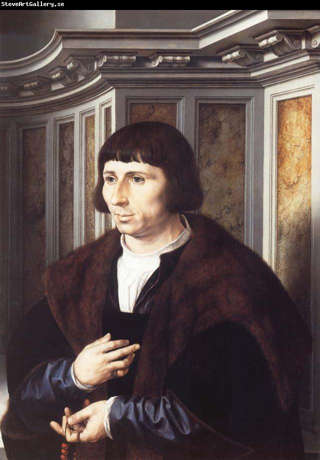 Jan Gossaert Mabuse Portrait of a Man with a Rosary
